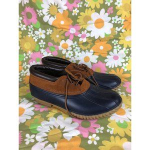 sz 11 vintage la crosse leather duck boots
